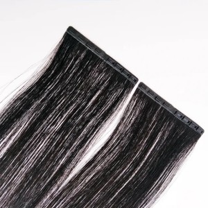 Snap Button Skin Weft Tape In Human Hair Extension Clip In Hair 14-24inch Easy To Wear And Disassemble New Product 20Pcs (100g/20piece)