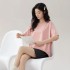 B987-Pure cotton pajamas women's summer short-sleeved shorts casual outer wear pure cotton home clothes female suit