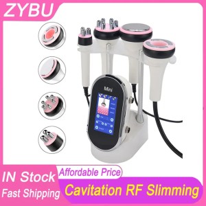 3/6 Polar RF EMS Vacuum Negative Pressure 80K Ultrasonic Cavitation Body Slimming Machine Home Use 4in1 Skin Tightening Face Lifting Wrinkle Removal Anti Aging