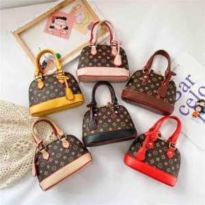 Luxury kids purse handbags mini tote One Shoulder Messenger bags Autumn and winter girl shell bag model children handbag fashion G323XK8