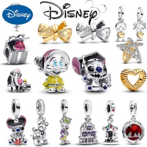 Disney Disney Snow White Dopey Charm Cute Cartoon Beads Making Fits Women Bracelet Jewelry Pan Original Charms Gift DIY W20250731