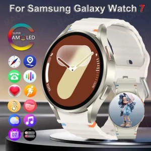 Fashion Galaxy 7 Ultra Smart Watch GPS Sports Track AMOLED Sn HD etooth Call Fiess Tracker Heart Rate SmartwatchXJ250108