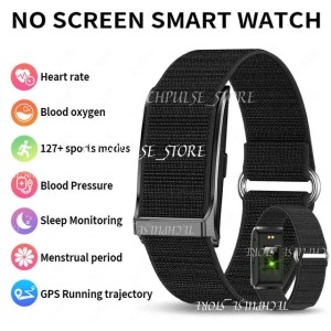 Screenless Smart Band 1Atm Waterproof, 127+ Sports Modes, GPS Tracking, 24/7 tech73 Health Monitor, Long Battery Life, Fiess Tracker For Men Women
