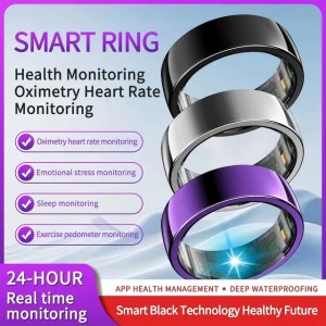 PX01 smart ring real-time monitoring sleep blood pressure heartbeat remote control photo multi-motion mode electronic ring