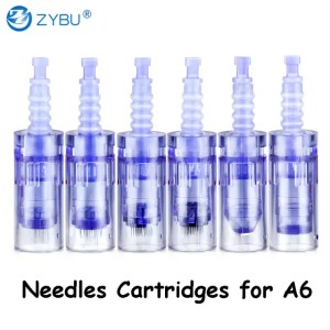 A6 Dr Pen Cartridge Needle Bayonet Tattoo Needles Microneedling Mesotherapy 1 3 5 7 PMU Use 9pin 12pin 36pin 42pin 3D 5D Round Nano MTS Therapy Dermapen Replace Stamp