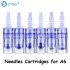 A6 Dr Pen Cartridge Needle Bayonet Tattoo Needles Microneedling Mesotherapy 1 3 5 7 PMU Use 9pin 12pin 36pin 42pin 3D 5D Round Nano MTS Therapy Dermapen Replace Stamp