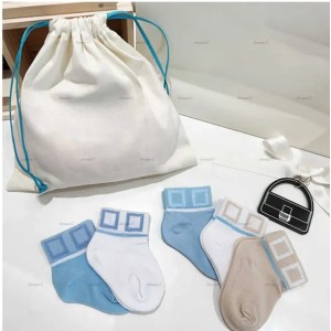 Luxury toddler socks Including canvas storage bag One pack of five pairs baby stockings winter boy girl hose Warm child pantyhose