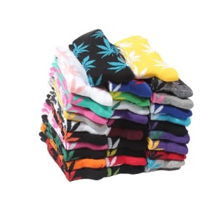 High Quality Cotton Sock Maple Leaf Sport Socks for Men Women and Big Kids 33 Colors Free shipping DHL/FEDEX/UPS (Multi)