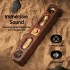 Wireless Wood Speakers Wireless Speakers Portable Wood Grain Deep Bass 5.0 Surround Sound Dual Power Mode USB Charging Immersive Vocal and Surround Sound Effects