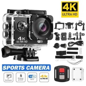 Tra HD 4K action camera 30fps/170D underwater waterproof 2.0-inch Sn WiFi remote control sports go video camera Pro Y241105