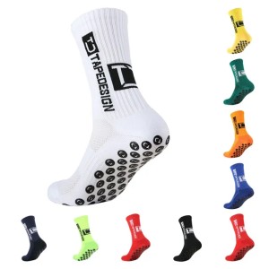 TC Anti-slip Grip Socks Soccer Football Sock Men Women Outdoor Sports Socks Thickened Sweat-Absorbent