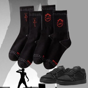Sports Socks Cactus Jack Men sport sock cotton Streetwear Street Style Hip Hop Skate Compression For Women 230413