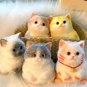 New Arrival Taba Squishy Cute Plush Cat Fidget Toy Extra Large Sensory Stress Relief Toy Childrens Anxiety Relaxation Squeezing Gift T250410