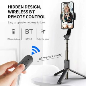 8 Gimbal Handheld Stabilizer Bluetooth Aluminum Alloy Selfie Stick Stand Tripod Portable Telescopic for Phone Video Record X250719