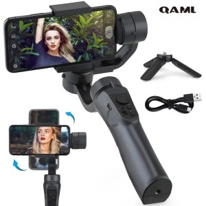 Stabilizers F6 3 Axis Gimbal Handheld Stabilizer Cellphone Action Camera Holder Anti Shake Video Record Smartphone For Phone 231216