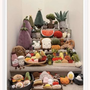 Jellys Cat Collection Set - Fur Toys - Cute and Endearing Animal-shaped Fur Dolls - Gift for Babies and Mothers