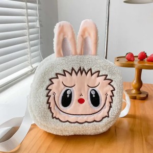 New Labubu Crossbody Bag Backpack Doll Replacement Plush Bag Childrens Backpack Y250424