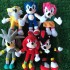 28cm nnew arrival sonic the hedgehog sonic tails knuckles echidna stuffed animals plush toys gift free (As shown) 28cm nnew arrival sonic the hedgehog sonic tails knuckles echidna stuffed animals plush toys gift free (As shown)