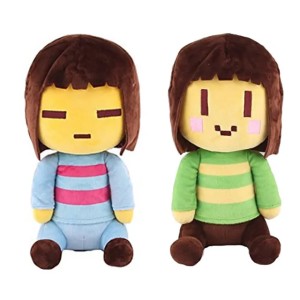 Undertale Frisk Chara Plush Toy Stuffed Doll 25cm/10Inch Tall