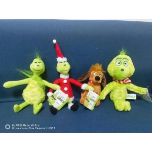 Christmas Green Monster Plush Doll Figure Toy for Boys and Girls Ideal Plushs Gifts for Kids Birthday