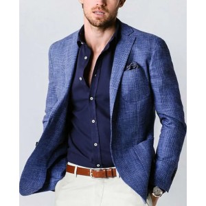 Men Spring Autumn Business Casual Suit Jacket Fashion Solid Casual Classic Business Work Blazer Coat plus size slim fit (Size Size Guide)