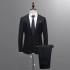 Men's Slim Button Suit Pure Color Dress Blazer Host Show Jacket Coat & Pant #4D26 Men's Slim Button Suit Pure Color Dress Blazer Host Show Jacket Coat & Pant #4D26