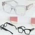 Designer Rectangle Sunglasses Classic Optical Transparent Glasses MU 04UY Fashion Camouflage Frame Intellectual Elegant Female Style Acetate Glasses