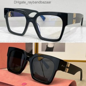 Muimuulies Iu Glimpse Square Optical Frame Symbol Occhiali Lettura Designer Optical Glasses Reading Fashion Men Women VMU04 Black Acetate Sunglasses 68V6