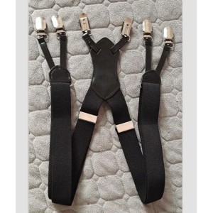 hot Factory Direct Men's and women Suspenders Six Clip 3.0 Printing Strap