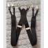 hot Factory Direct Men's and women Suspenders Six Clip 3.0 Printing Strap