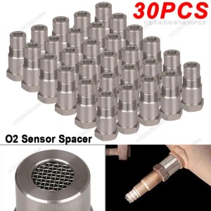 301pcs o2 oxygen sensor spacer o2 sensor extender adapter m18x1 5 mini catalytic converter cel eliminator check engine light