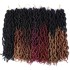 Ombre Goddess Faux Locs Crochet Hair 18 inches Synthetic Braiding Hair Extensions Soft Dreads Dreadlocks Hair for women US EU UK GB AU