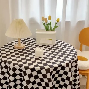 Plush Tablecloth Ins Feng Dormitory Desk Tablecloth Mantel Cumpleanos Nappe Ronde 6GVW01 (6GVW04)