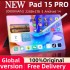 2025 Original Pad 15 Pro Tablet Android14 Snapdragon888 11Inch HD 22GB+2TB 20000mAh 5G Dual SIM Bluetooth WiFi GPS Tables 2025 Original Pad 15 Pro Tablet Android14 Snapdragon888 11Inch HD 22GB+2TB 20000mAh 5G Dual SIM Bluetooth WiFi GPS Tables