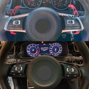 2pcs Car Steering Wheel Shift Paddle Shifter Extended For VW GOLF GTI R GTD GTE MK7 7 POLO GTI Scirocco 2014 2015-2019 2020