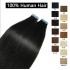 Tape In Straight Brazilian Adhesive Extensions Skin Weft Black Brown 100% Real Human Hair For Women 20Pcs/Lot (Dark Brown) Tape In Straight Brazilian Adhesive Extensions Skin Weft Black Brown 100% Real Human Hair For Women 20Pcs/Lot (Dark Brown)