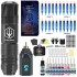 POSEIDON Tattoo Gun Kit Tattoo Supplies Makeup Complete Tattoo Pen Kit Professional Tattoo Kit Wireless Power Tattoo Machine Kit L250815