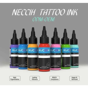 54colors 30ML Tattoo Ink Pigment Semi-permanent Pigment Body Art Tattoo Kits Professional Beauty Paints Makeup Tattoo Supplies L250815