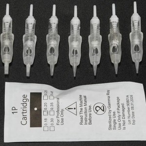 Disposable Tattoo Cartridge Needles for Eyebrow Lips 1R 2R 3R 3F 5F Sterilized Microblading Permanent Makeup Needles Accessories 240424