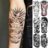 1 Sheet Bless Belief Faith Engraved Temporary Tattoos Family Love Tatoos Waterproof Realistic Fake Tattoo Stickers Long Lasting J250929