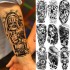 1 Sheet Chicano Gangster Zeus God Temporary Tattoos For Men Women Adults Water Transfer Fake Tattoo Sticker Black Body Arm J250929 1 Sheet Chicano Gangster Zeus God Temporary Tattoos For Men Women Adults Water Transfer Fake Tattoo Sticker Black Body Arm J250929