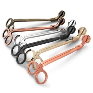 50pcs 180mm Candle Cutter Wick Oil Lamp Stainless Steel Scissors Trim Trimmer Cutters Clipper Snuffers Gift2473662