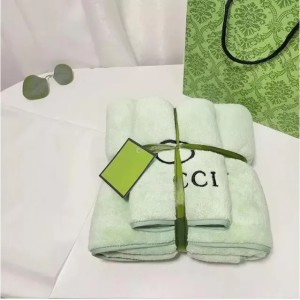 Luxury Designer Bath Towel Set Soft cotton towels face towel family Unisex Cloths wholesale for available (G)