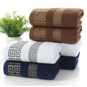 Factory Direct Cotton 32 Shares 100g Jacquard Towel Gift Merchant Super Soft And Absorbent (As shown)