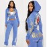 Women's Ed Hardytracksuit Joggers 2-Piece Letter Printed Sportswear Hoodie Zipperand Ed Hardytracksuit Sweatpants Set Letter Print Short Sleeve High Street 6A6 (Size Size Guide) Women's Ed Hardytracksuit Joggers 2-Piece Letter Printed Sportswear Hoodie Zipperand Ed Hardytracksuit Sweatpants Set Letter Print Short Sleeve High Street 6A6 (Size Size Guide)