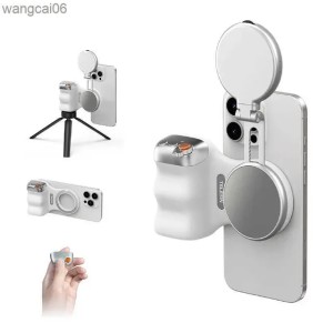Portable Bluetooth Selfie Stick Tripod Holder Phone Camera Shoot Hand Grip Magnetic Shooting Aid Remote Control Handle L250806