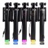 plug and play Hot selling high quality mini wired monopod 18.5-80cm foldable bracket selfie stick for xiaomi/huawei/meizu/samsung/iphone (Options:Gold Color)