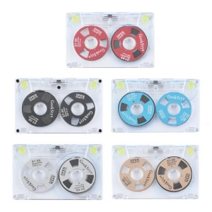 DIY Home Aluminum Scroll Box Tape 45 Minute Blank Recording Tape Retro Classic Metal Blank Magnetic Tape Random Color 241209