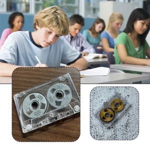 Double sided metal hole magnetic tape 50 minute transparent blank recording suitable for various recording devices 241225ww