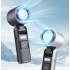 Iced Handheld Fan Digital Display Turbine Violent High Speed Fans 100 Speed Folding Portable Mini Cooling Fan For Summer Office Home Outdoor Cooler Fan Desk Fans Iced Handheld Fan Digital Display Turbine Violent High Speed Fans 100 Speed Folding Portable Mini Cooling Fan For Summer Office Home Outdoor Cooler Fan Desk Fans
